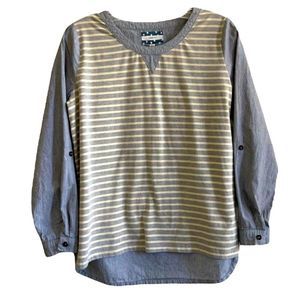 Anthropologie Comme Toi shirt S